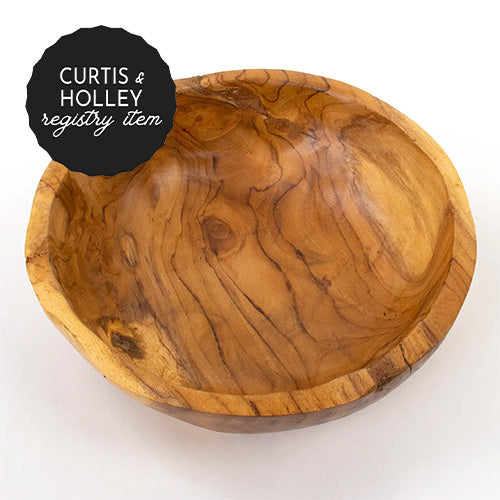 *REGISTRY ITEM: Small Round Teakwood Bowl*