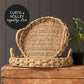 *REGISTRY ITEM: Small Handmade Circle Braided Seagrass Tray*