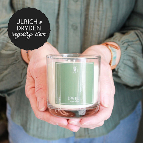 *REGISTRY ITEM: Dwell Large Glass Candle*