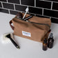 Brown Waxed Canvas Dopp Kit