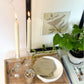 Ivory Kiri Dripless Taper Candle