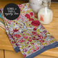 *REGISTRY ITEM: French Jardin Red+Grey Tea Towel*