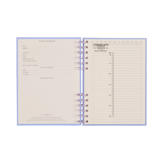 No. 12 Periwinkle + Lavender Standard Planner