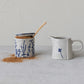 *REGISTRY ITEM: S/2 Blue Botanical Creamer+Sugar*