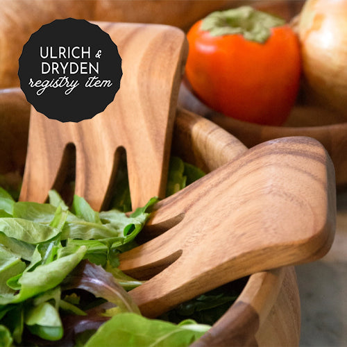*REGISTRY ITEM: Ironwood Bear Claw Salad Servers*