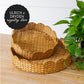 *REGISTRY ITEM: Large Round Chipwood Trays w/Scalloped Edges - PURCHASED*
