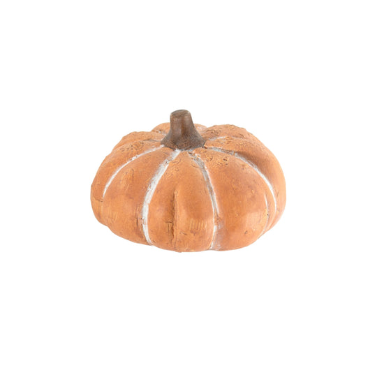 Chalky Orange Resin Pumpkin