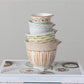 *REGISTRY ITEM: S/4 Hand Painted Measuring Cups*