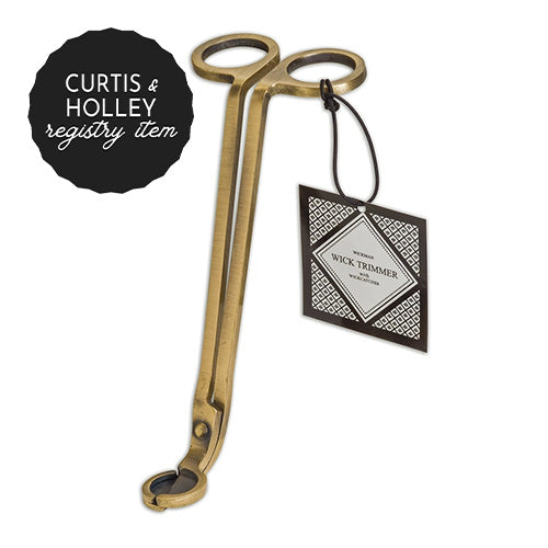 *REGISTRY ITEM: Antique Brass Wick Trimmer*