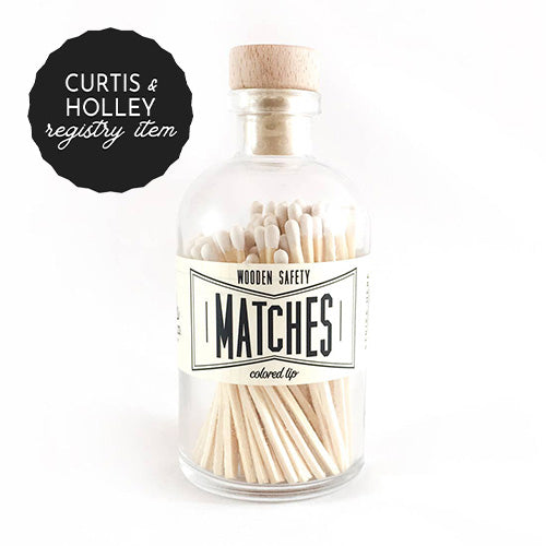 *REGISTRY ITEM: White Vintage Apothecary Matches*