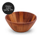*REGISTRY ITEM: Bee Hive Wood Salad Bowl*
