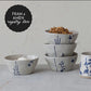 *REGISTRY ITEM: Blue Botanical Hand-Stamped Bowl*