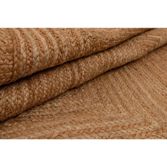Handmade Natural Scalloped Jute Rug
