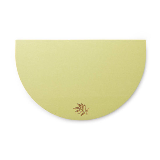 Palm Leaf Half Moon Notepad