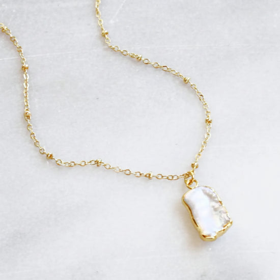 Gemma Morgan Pearl Necklace