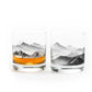 S/2 Mountains and Clouds Whiskey Glasses