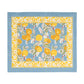 S/6 Citron Blue + Yellow Placemats