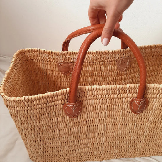 Natural Straw Market Handbag