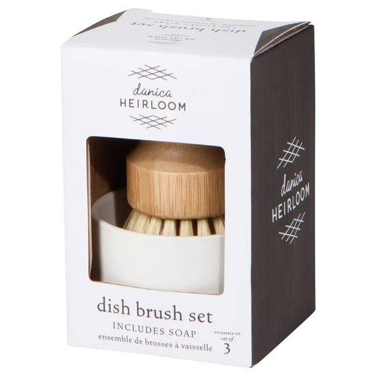 Dish Brush and Soap Set