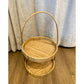 *REGISTRY ITEM: Rattan 2-Tier Tray w/ Handle*