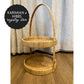 *REGISTRY ITEM: Rattan 2-Tier Tray w/ Handle*