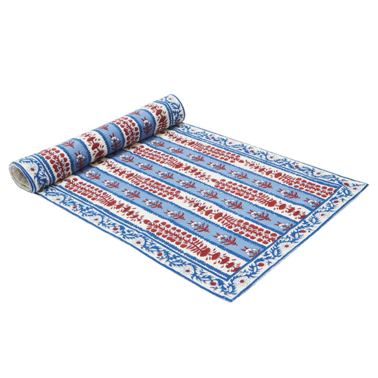 16x72 Avignon Red & Blue Runner