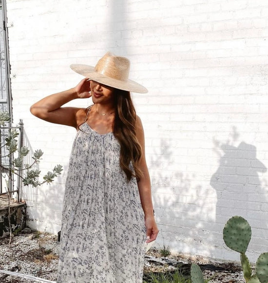 Palm Leaf Wide Brim Hat