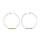 Mixed Metal Hoops