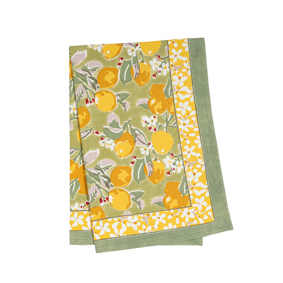 Citron Vert & Yellow Tea Towel