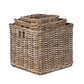 Square Rattan Storage Basket