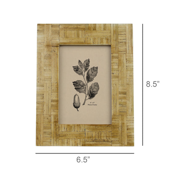 4x6 Bone Inlay Frame