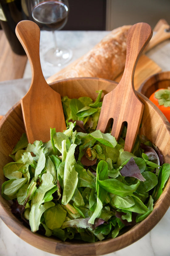 Ironwood Large Fruit and Salad Utensils