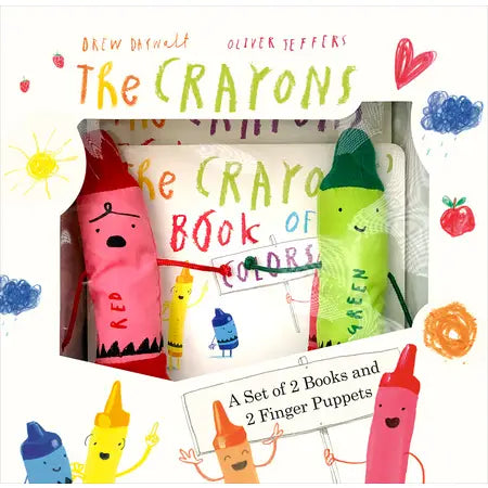 Crayons Bd Bks+ Finger Puppets