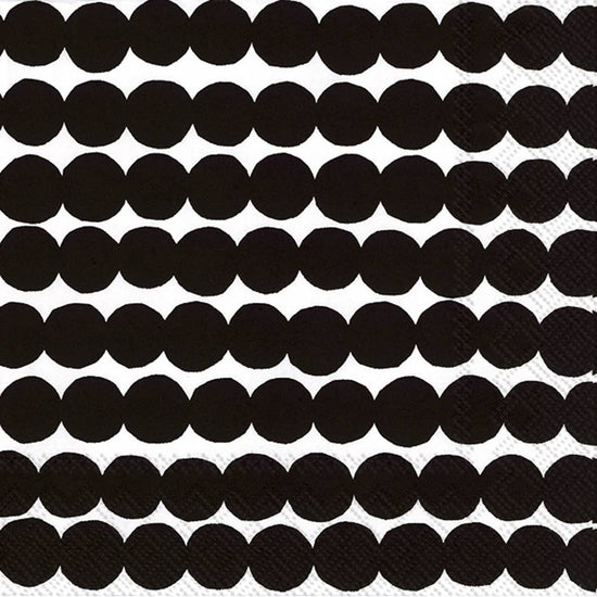 Rasymatto Black Cocktail Napkins