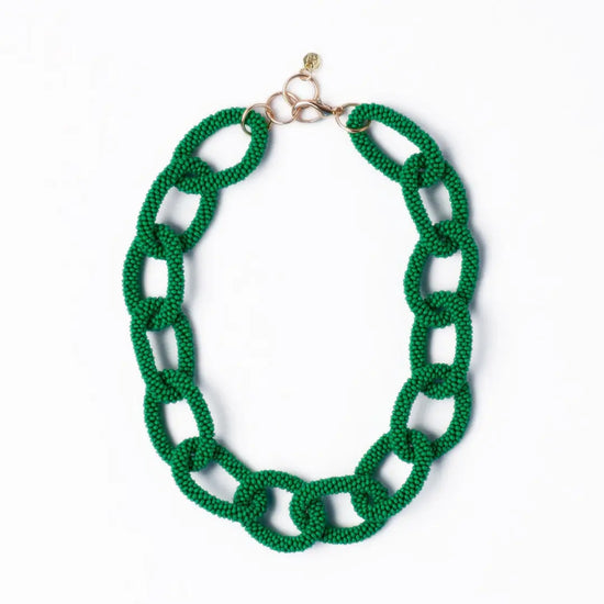 Kelly Green Jenna Chain Necklace