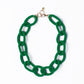 Kelly Green Jenna Chain Necklace