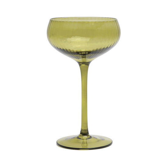 S/2 Olive Lou Coupe Glasses