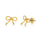 Tiny Bow Stud Earrings