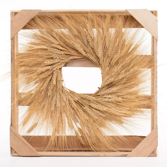 Dried Wheat Wreath
