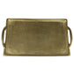 Large Brass Fitz Tray with Handles