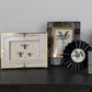 4x6 Mop Resin & Brass Picture Frame