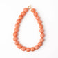 Coral Iris Large Resin Bead Necklace