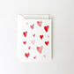 Hearts Mini Notecard