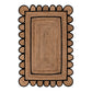 *REGISTRY ITEM: Small Handmade Black Scalloped Jute Rug*