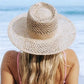 Seira Wide Brim Open Weave Hat