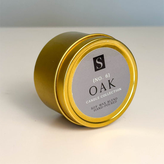 Oak Tin Candle