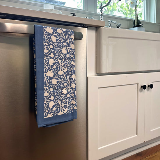 Meadows Bleu Tea Towel