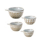 *REGISTRY ITEM: White+Natural Patterned Measuring Cups*