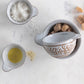 *REGISTRY ITEM: White+Natural Patterned Measuring Cups*