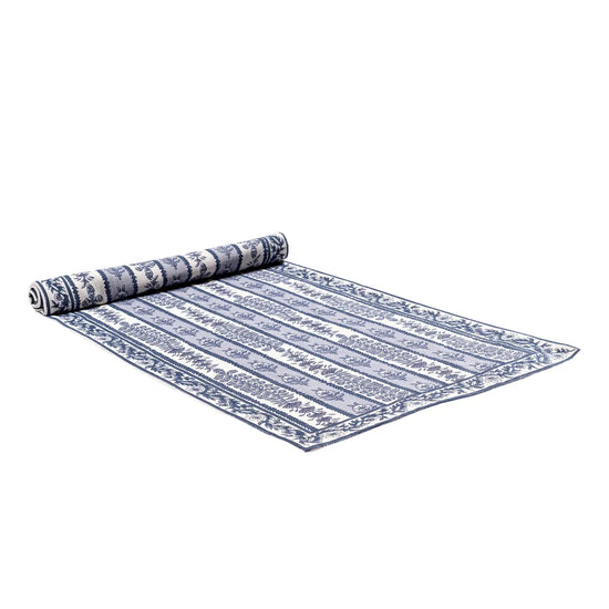 16x72 Avignon Blue & Marine Table Runner